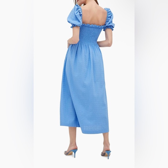 Hill House Blue Puff Sleeve Dress - Picture 4 of 16